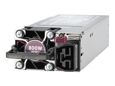 HPE (P39385-001), 800 W, 100 - 240 V, 50/60 Hz, 80 PLUS Platinum, Power Supply