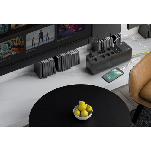 Standby APC UPS 500VA with surge protection and user replaceable battery