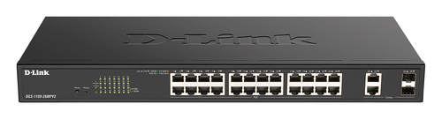 D-Link, 26-Port PoE+, L2 ,Gigabit Smart Managed Switch