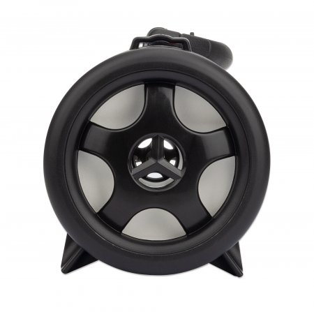 Side angle of Manhattan London Bluetooth Speaker showing multicolour finish