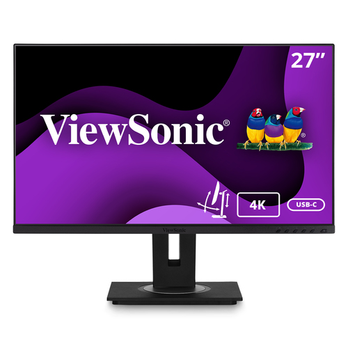 Viewsonic VG Series VG2756-4K, (27"), 3840 x 2160 pixels, 4K UHD, LED Monitor