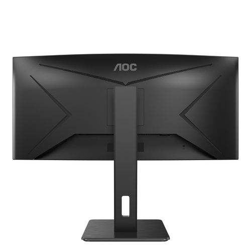 AOC P2 CU34P2A 34 inch curved LED monitor with frameless black design