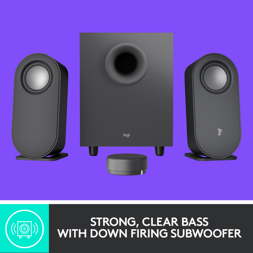 Logitech Z407, 2.1 channels, 40 W, 80 W, Wireless, Universal Computer speakers