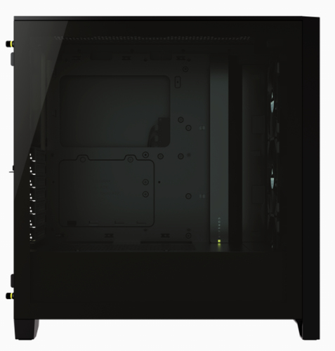 Corsair iCUE 4000X RGB, Plastic, Steel, Tempered glass Gaming Midi Tower PC Case