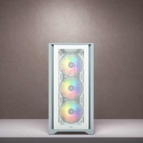 Corsair iCUE 4000X RGB, Plastic, Steel, Tempered glass, Midi Tower Gaming Case