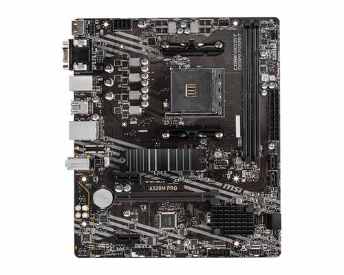 MSI A520M PRO Micro ATX AM4 Motherboard