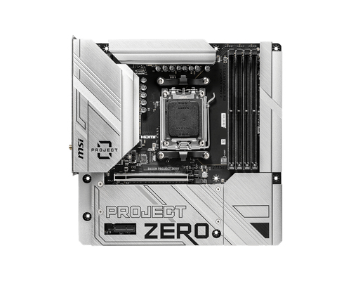 MSI B650M PROJECT ZERO Micro ATX AM5 Motherboard