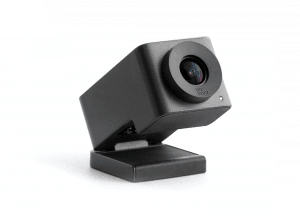 Huddly IQ Webcam with Mic capturing Full HD video with 150° wide-angle view