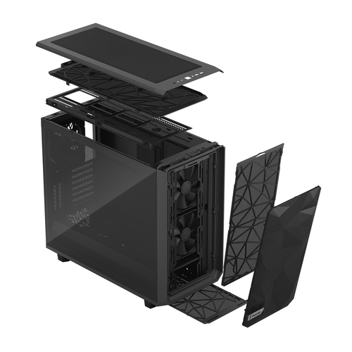 Fractal Design Meshify 2, ATX, EATX, micro ATX, Mini-ITX, Steel, Tower Case
