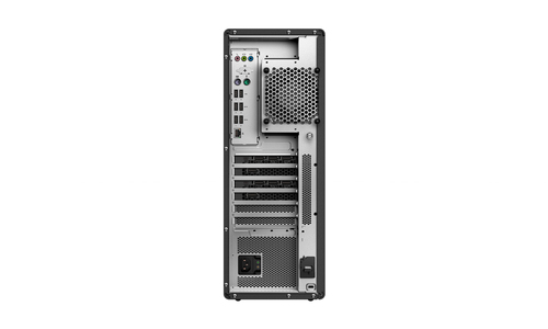 ThinkStation P620 black tower PC, 1TB NVMe SSD, high-performance multi-threaded application ready