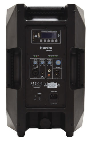 Citronic 178.108UK, Full range, Wired & Wireless, 200 W, 60 - 19000 Hz, Speaker