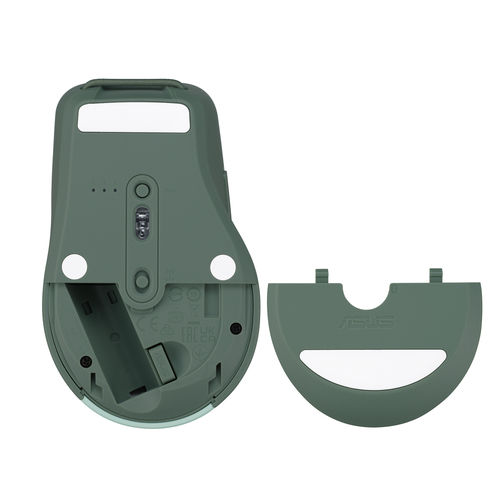 ASUS SmartO Mouse MD200 Silent+, Ambidextrous, RF Wireless + Bluetooth, 4200 DPI