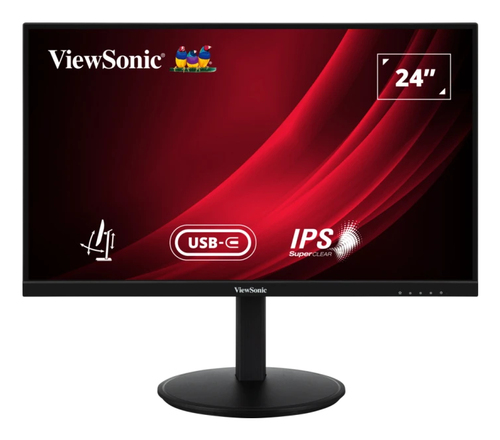 ViewSonic VG Series VG2409-MHDU-2 23.8-inch Full HD LED monitor with 1920 x 1080 resolution in black