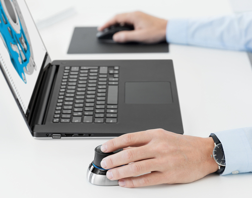 3Dconnexion SpaceMouse Wireless, Righthand, Optical, RF Wireless+Bluetooth+USB/A