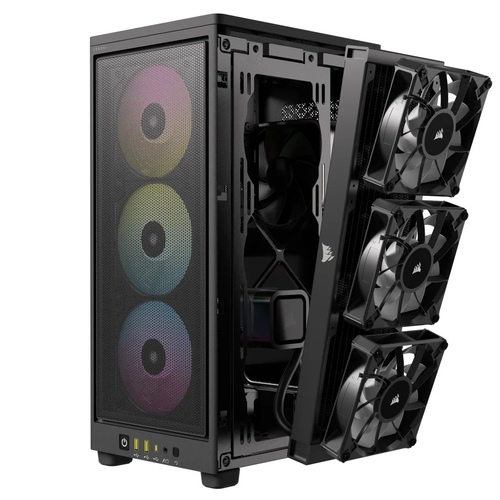 Corsair 2000D RGB AIRFLOW, Small Form Factor (SFF), Mesh, Mini-ITX Case