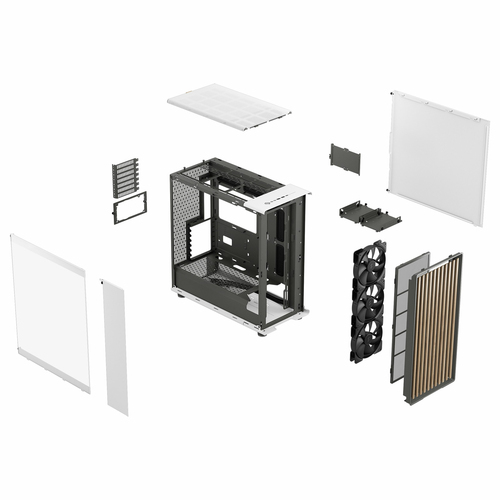Fractal Design North XL, Steel, Tempered glass, Gaming Midi Tower Case