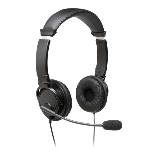 Kensington Classic USB-A with Mic, Wired, Headset/Headphones, Black