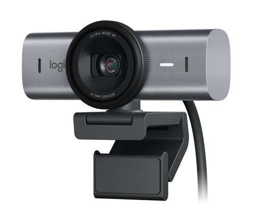 Logitech MX Brio 8.5MP 4K UHD Webcam – 4096x2160, 60fps, 4x Zoom,Privacy Shutter