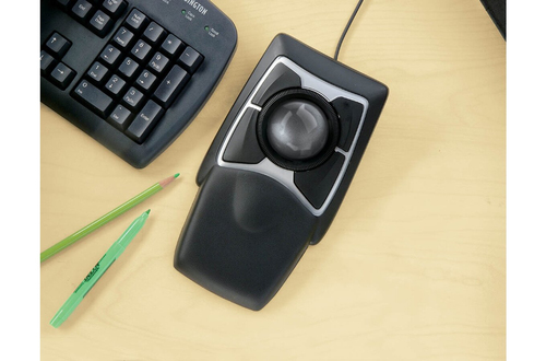 Kensington Expert Mouse Wired Optical Trackball, Ambidextrous, Trackball, USB-A