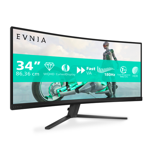 Philips Evnia (34M2C3500L/00) (34"), 3440 x 1440 pixels, WQ HD, LCD Monitor