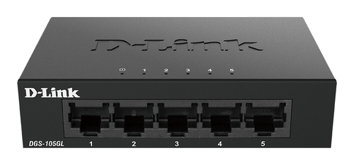D-Link (DGS-105GL/B), 5-Port Gigabit Ethernet Unmanaged Switch