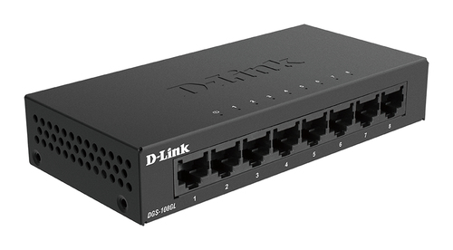 D-Link, 8-Port Gigabit Unmanaged Desktop Switch
