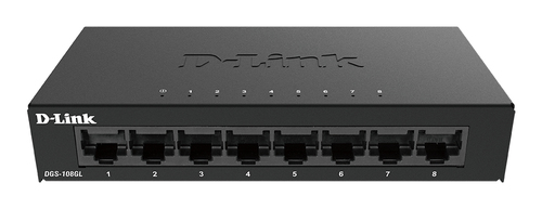 D-Link, 8-Port Gigabit Unmanaged Desktop Switch