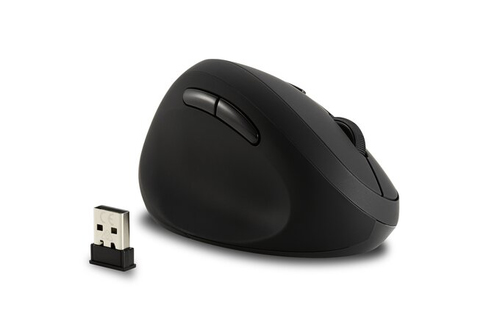 Kensington (K79810WW) Left-Handed Ergo Wireless Mouse, RF, 1600 DPI, Black