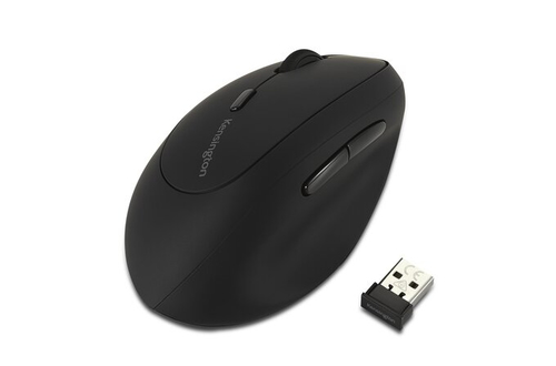 Kensington (K79810WW) Left-Handed Ergo Wireless Mouse, RF, 1600 DPI, Black