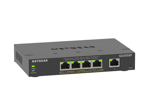 NETGEAR GS305EP, L3, Gigabit PoE, Managed Switch