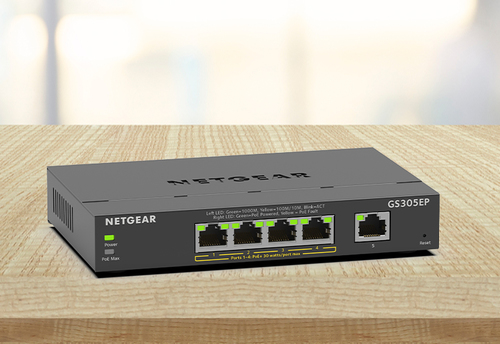 NETGEAR GS305EP, L3, Gigabit PoE, Managed Switch