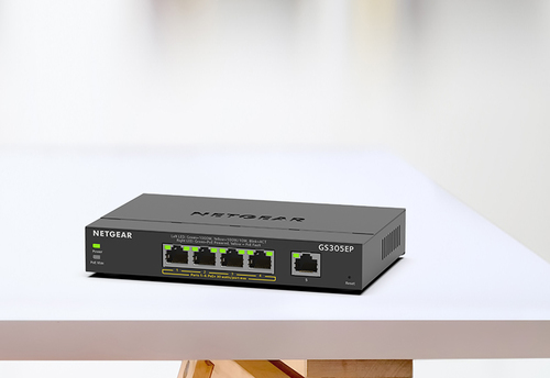 NETGEAR GS305EP, L3, Gigabit PoE, Managed Switch