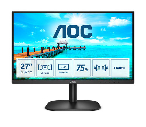 AOC B2 27B2AM, 68.6 cm (27"), 1920 x 1080 pixels, FHD, LED Monitor