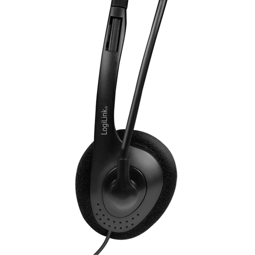 LogiLink HS0052, Wired,  20 - 20000 Hz, Headset/Headphones, Black