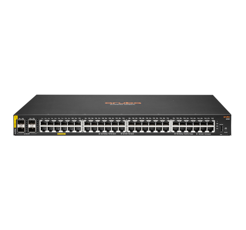 HPE Aruba 6100, 48G Class4 PoE 4SFP+ 370W, L3, Managed Switch