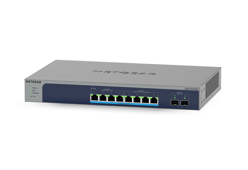 NETGEAR, 8-Port Multi-Gigabit/10G Ethernet Ultra60 PoE++, Smart Managed Switch