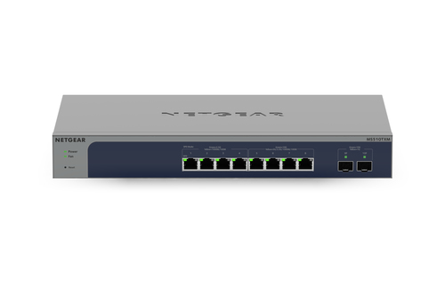 NETGEAR 8-Port Multi-Gigabit/10g Ethernet, 2 SFP+, Smart Managed Pro Switch