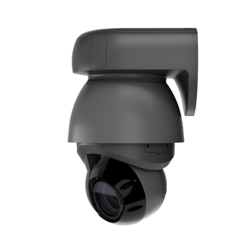 Ubiquiti UniFi Protect G4 PTZ indoor/outdoor wired dome IP camera mounted on ceiling with full pan-tilt-zoom control