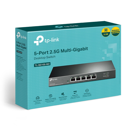 TP-Link, 5-Port, 2.5G Ethernet, Unmanaged Desktop Switch