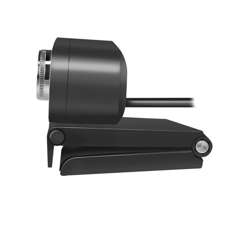 LogiLink Conference HD 2MP USB Webcam–1080p Full HD, 100° Dual Mic, Manual Focus