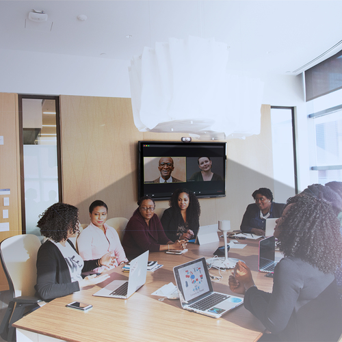 LogiLink Conference 2MP Full HD 1080p USB Webcam 120° Dual Mic Manual Focus