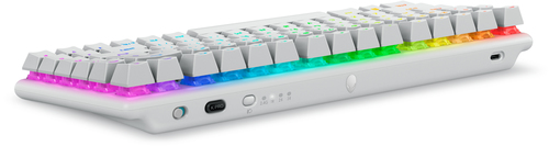 Alienware Pro Wireless Gaming Keyboard, 75%, Wired & Wireless, RGB LED, White