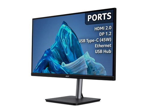 Acer CB3 CB243Y, 60.5 cm (23.8"), 1920 x 1080 pixels, Full HD IPS LCD Monitor