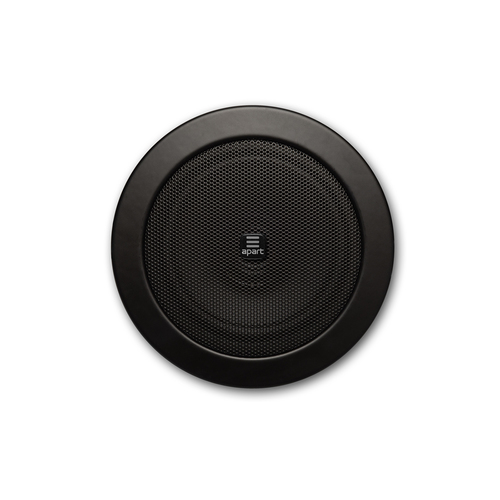 Biamp CM4T 4-inch black dual cone wired ceiling loudspeaker