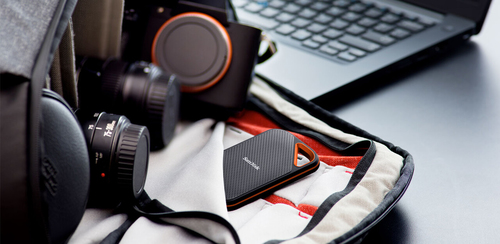 SanDisk Extreme PRO 4TB SSD, USB-C 2000MB/s, , Portable Black/Orange