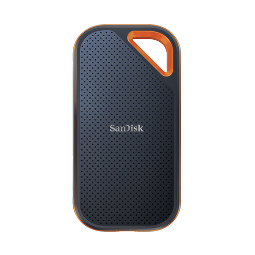 SanDisk Extreme PRO 4TB SSD, USB-C 2000MB/s, , Portable Black/Orange