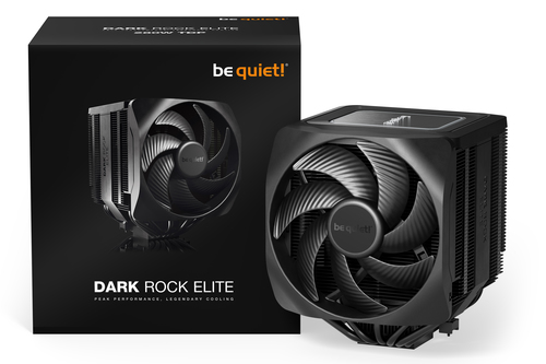 be quiet! Dark Rock Elite CPU Air Cooler Black 135mm Silent Dual Fans BK037