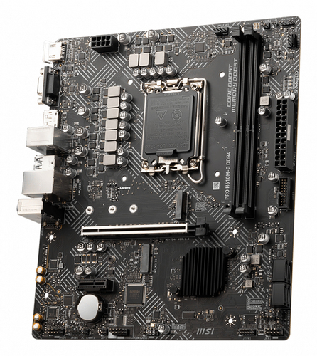 MSI PRO H610M-G DDR4 Micro ATX LGA1700 Motherboard