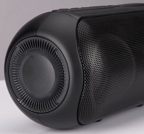 Qtx 100.619UK speaker with MicroSD playback slot visible