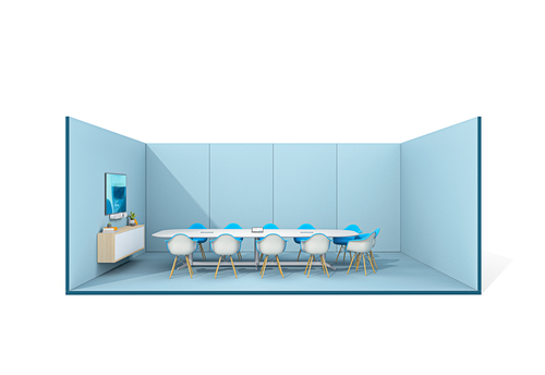 Logitech Rally Bar video conferencing system for medium meeting rooms